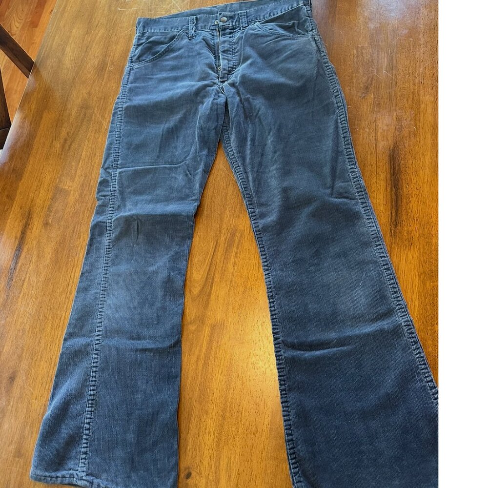Vintage Madewell Navy Blue Corduroy Flare Pants
